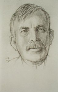 Sir Ernest Rutherfordin (1871-1937) muotokuva tekijältä William Rothenstein