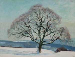 Puu talvella tekijältä William Rothenstein