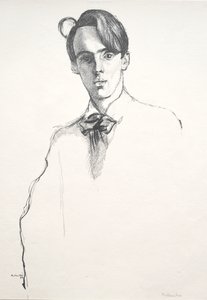 William Butler Yeats tekijältä William Rothenstein