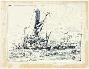 Vene satamassa tekijältä William Roxby Beverley