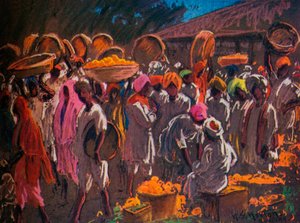 Orange Market, Bombay, 1910 1935.