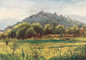 Cagnes, ilta (värilitro)