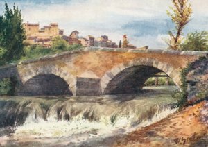 Vanha silta, Cagnes (värilitro)