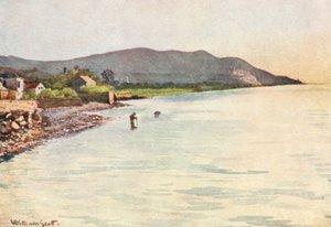 Rannalla, Dianon venesatama, Cervo kaukana (värilitro). tekijältä William Scott