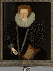 Elizabeth Palmer, n. 1564-1633 (öljy paneelille)