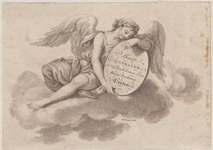Kaivertajan William Sharpin kauppakortti, 1700-luku. tekijältä William Sharp