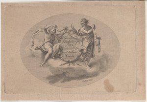 Kaivertajan William Sharpin kauppakortti, 1800-luku. tekijältä William Sharp