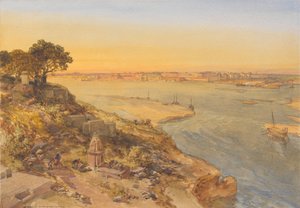 Allahabad, Jumnan oikealta rannalta tekijältä William Simpson