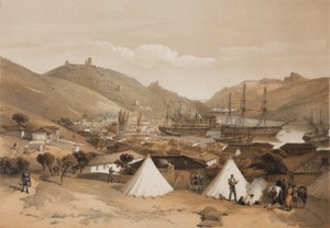 Balaclava. Näkymä merelle, 1855 tekijältä William Crimea Simpson