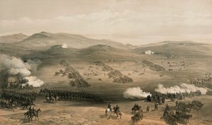 Valon prikaatin panos Balaclavan taistelussa 25. lokakuuta 1854, 1800-luku tekijältä William Crimea Simpson
