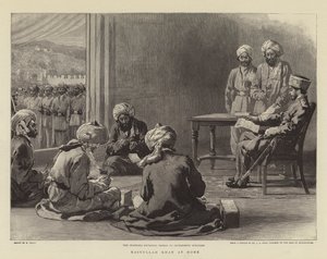 Nasrullah Khan kotona tekijältä William Small