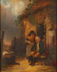 A Wee Dram (öljy paneelissa)