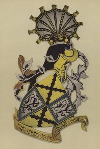 Sir Hugh Burnell, lordi Burnell, 1406-1420 (chromolitho) tekijältä William St John Hope