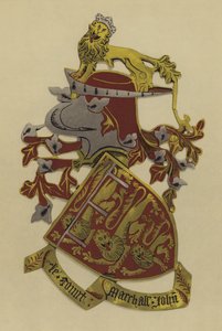 Sir John Mowbray, Norfolkin herttua ja jaarlimarsalkka, 1421-1432 (chromolitho) tekijältä William St John Hope
