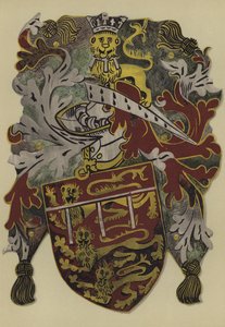 Sir John Mowbray, Surreyn ja Warennen kreivi, Norfolkin herttua ja jaarlimarsalkka, 1472-1475-6 (chromolitho) tekijältä William St John Hope
