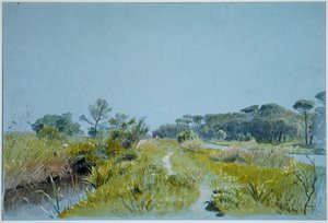 Castel Fusano - lähellä Roomaa tekijältä William Stanley Haseltine