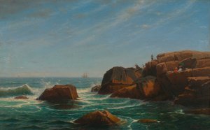 Castle Rock, Nahant, 1865. tekijältä William Stanley Haseltine