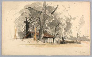 Maisematutkimus, Baveno, Maggiore-järvi, Italia tekijältä William Stanley Haseltine