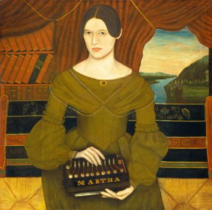 Martha, noin 1835 (öljy kankaalle) tekijältä William Stephen Coleman