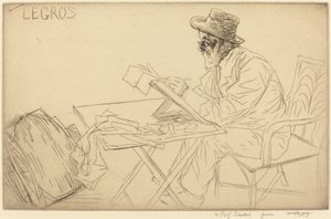 Alphonse Legros luonnos tekijältä William Strang
