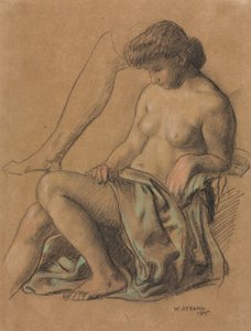 Pehmustettu hahmo Istuva tekijältä William Strang