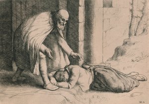 Mercy Swoons Before the Gate, vuodelta 1916 tekijältä William Strang