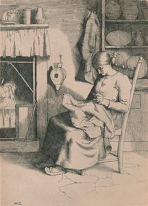 Mercy at Her Work, n. 1916 tekijältä William Strang