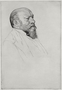 Unkarilaisen kapellimestari Hans Richterin (1843-1916) muotokuva tekijältä William Strang