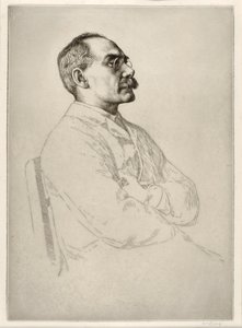 Rudyard Kipling (1865 - 1936), pub. 1898 tekijältä William Strang