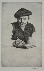 Omakuva, 1885. tekijältä William Strang