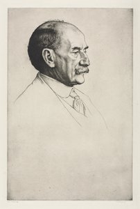 Thomas Hardy, Kasvot oikealle, 1910. tekijältä William Strang
