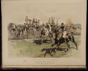 Ponikilpailu poloponeille tekijältä William Sullivant Vanderbilt Allen