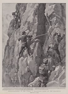 Vuorikiipeily Tirolissa, vaarallinen nousu Dolomiiteilla tekijältä William T. Maud