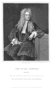 Isaac Newton, englantilainen matemaatikko ja fyysikko, 1836