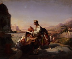 Italialainen kohtaus, 1860. tekijältä William Tolman Carlton