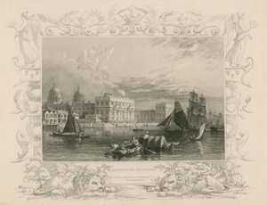 Greenwich Hospital, Lontoo tekijältä William Tombleson