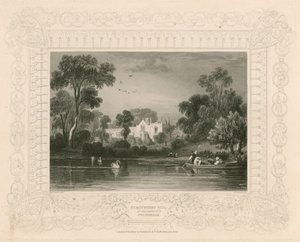 Strawberry Hill, Twickenham, Lontoo; Lordi Waldegrave tekijältä William Tombleson