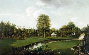 Näkymä Tea Bridgeltä (öljy kankaalle) tekijältä William Tomkins