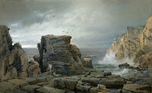 Rocky Coast, 1877. tekijältä William Trost Richards