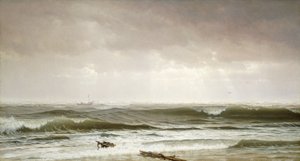 Pitkin rantaa, 1870 tekijältä William Trost Richards