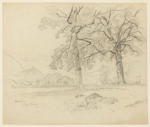 Maisema, Brienz-järvi, Interlaken, Sveitsi tekijältä William Trost Richards