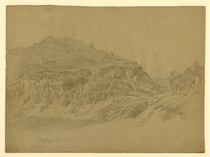 Maisema, Meiringen, Sveitsi tekijältä William Trost Richards