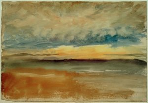 Myrskyinen auringonlasku tekijältä Joseph Mallord William Turner