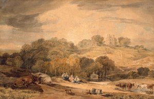 Donnington Castle, Newbury, Berkshire tekijältä Joseph Mallord William Turner