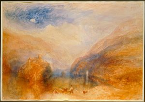 Brienzin järvi tekijältä Joseph Mallord William Turner