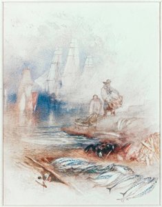 Makrilli rannalla tekijältä Joseph Mallord William Turner