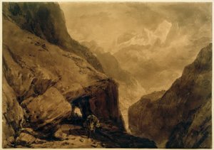St Gothard -vuori tekijältä Joseph Mallord William Turner