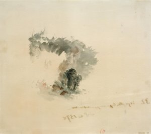 Meri, puut, hahmot (?, Campbellin runollisiin teoksiin, 1837 tekijältä Joseph Mallord William Turner