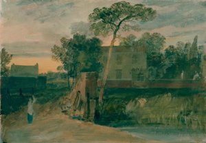 Syon Ferry House, Isleworth, Sunset tekijältä Joseph Mallord William Turner