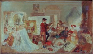 Watteau-tutkimus Fresnoyn sääntöjen mukaan tekijältä Joseph Mallord William Turner